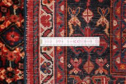 Full view of 1940s Malayer rug from Iran / Persia, 150 × 107 cm in Cream tones