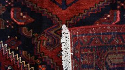 Full view of New Malayer rug from Iran / Persia, 235 × 148 cm in Multi Color tones