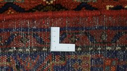 Central medallion detail of New Malayer rug from Iran / Persia