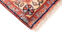 Central medallion detail of 1949s Mehraban rug from Iran / Persia