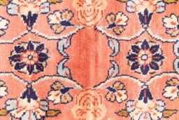 Full view of 1949s Mehraban rug from Iran / Persia, 172 × 75 cm in Terracotta tones