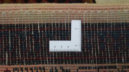 Full view of 2000s Sarab rug from Iran / Persia, 330 × 105 cm in Multi Color tones