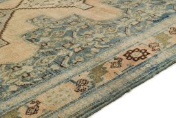 Central medallion detail of 1920s Senneh rug from Iran / Persia