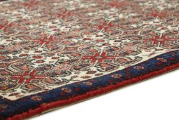 Central medallion detail of 1960s Senneh rug from Iran / Persia
