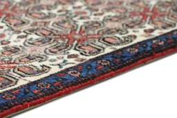 Central medallion detail of 1950s Senneh rug from Iran / Persia