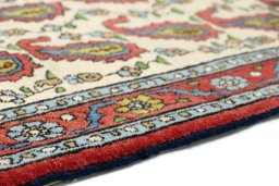 Central medallion detail of 1990s Senneh rug from Iran / Persia