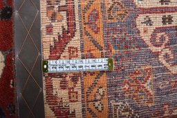Surface texture of Unknown Shiraz rug with natural Wool and intricate pattern