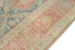 Central medallion detail of New Sultanabad rug from Afghanistan