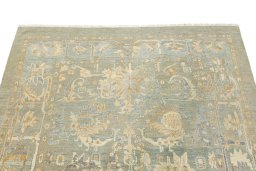 Surface texture of New Sultanabad rug with natural Wool and intricate pattern
