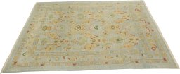 Surface texture of New Sultanabad rug with natural Wool and intricate pattern
