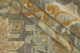 Full view of New Sultanabad rug from Afghanistan, 308 × 249 cm in Gray tones