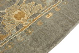 Central medallion detail of New Sultanabad rug from Afghanistan