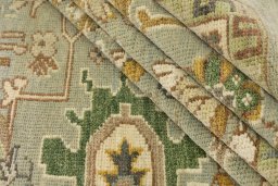 Full view of New Sultanabad rug from Afghanistan, 362 × 280 cm in Gray tones