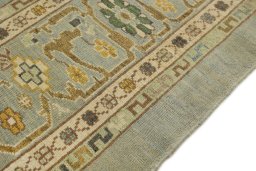 Central medallion detail of New Sultanabad rug from Afghanistan