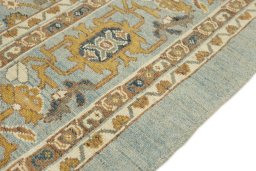 Central medallion detail of New Sultanabad rug from Afghanistan