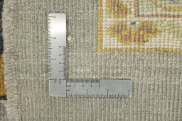 Full view of New Sultanabad rug from Afghanistan, 380 × 282 cm in Gray tones