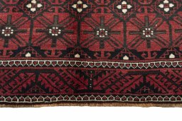 Central medallion detail of 2000s Torkaman rug from Iran / Persia
