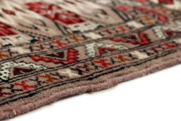 Central medallion detail of 2000s Torkaman rug from Iran / Persia