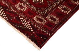 Central medallion detail of 2017s Torkaman rug from Iran / Persia