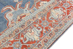 Central medallion detail of 1920s Wiss rug from Iran / Persia
