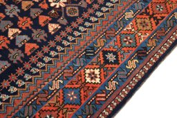 Central medallion detail of 1990s Yalameh rug from Iran / Persia
