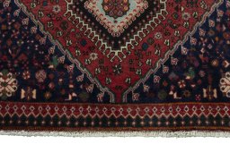 Central medallion detail of 2000s Yalameh rug from Iran / Persia