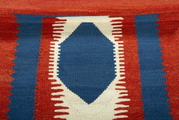 Full view of New Modern Design rug from Turkey, 194 × 106 cm in Red tones
