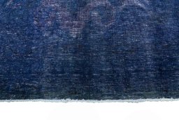 Full view of 1970s Vintage rug from Iran / Persia, 287 × 192 cm in Blue tones