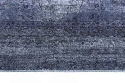 Full view of 1970s Vintage rug from Iran / Persia, 286 × 187 cm in Blue tones