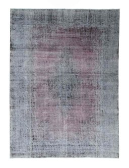 Full view of 1970s Vintage rug from Iran / Persia, 389 × 286 cm in Red tones