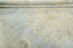 Close-up detail of 1970s Vintage rug from Turkey showing Wool weave
