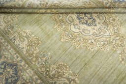 Close-up detail of 1970s Vintage rug from Turkey showing Wool weave