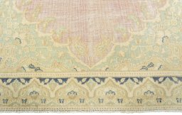 Full view of 1970s Vintage rug from Iran / Persia, 207 × 117 cm in Red tones