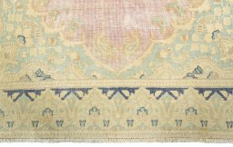 Full view of 1970s Vintage rug from Turkey, 209 × 114 cm in Red tones