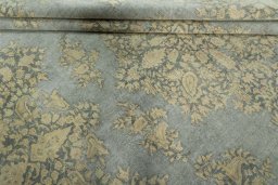 Close-up detail of 1970s Vintage rug from Pakistan showing Wool weave