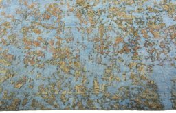 Close-up detail of 1950s Vintage rug from Pakistan showing Wool weave