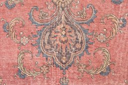 Full view of 1955s Vintage rug from Iran / Persia, 485 × 295 cm in Red tones