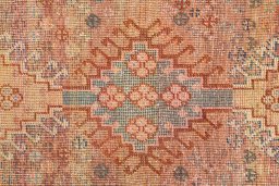 Full view of 1955s Vintage rug from Iran / Persia, 160 × 86 cm in Red tones