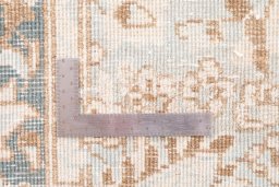 Full view of 1960s Vintage rug from Iran / Persia, 140 × 71 cm in Cream tones