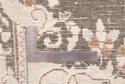Full view of 1955s Vintage rug from Iran / Persia, 148 × 70 cm in Brown tones
