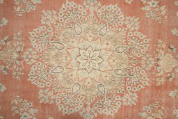 Full view of 1970s Vintage rug from Iran / Persia, 400 × 295 cm in Terracotta tones