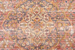 Full view of 1975s Vintage rug from Iran / Persia, 332 × 232 cm in Red tones