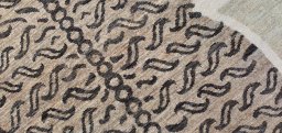 Central medallion detail of New Farahan rug from Pakistan