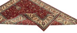 Central medallion detail of New Farahan rug from Pakistan