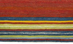 Central medallion detail of New Kilim Sofre rug from Turkey