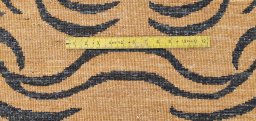 Full view of New Farahan rug from Pakistan, 187 × 119 cm in Yellow tones