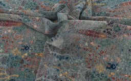 Full view of New Haj-jalili rug from Pakistan, 282 × 179 cm in Blue tones