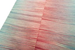 Surface texture of New Kilim Kiasar rug with natural Wool and intricate pattern