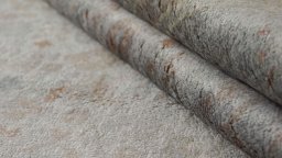 Close-up detail of 1950s Kayseri Silk rug from Turkey showing Silk weave
