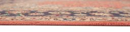 Surface texture of New Tabriz Silk rug with natural Wool and intricate pattern